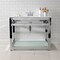Fauceture VWP3722W4B1 37-Inch Ceramic Console Sink (4-Inch, 3-Hole), White/Polished Chrome VWP3722W4B1 - alternate 3